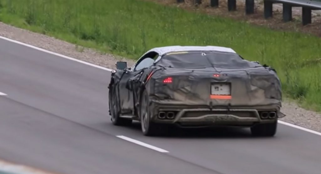  Mid-Engine Chevrolet Corvette Scooped During Performance Tests