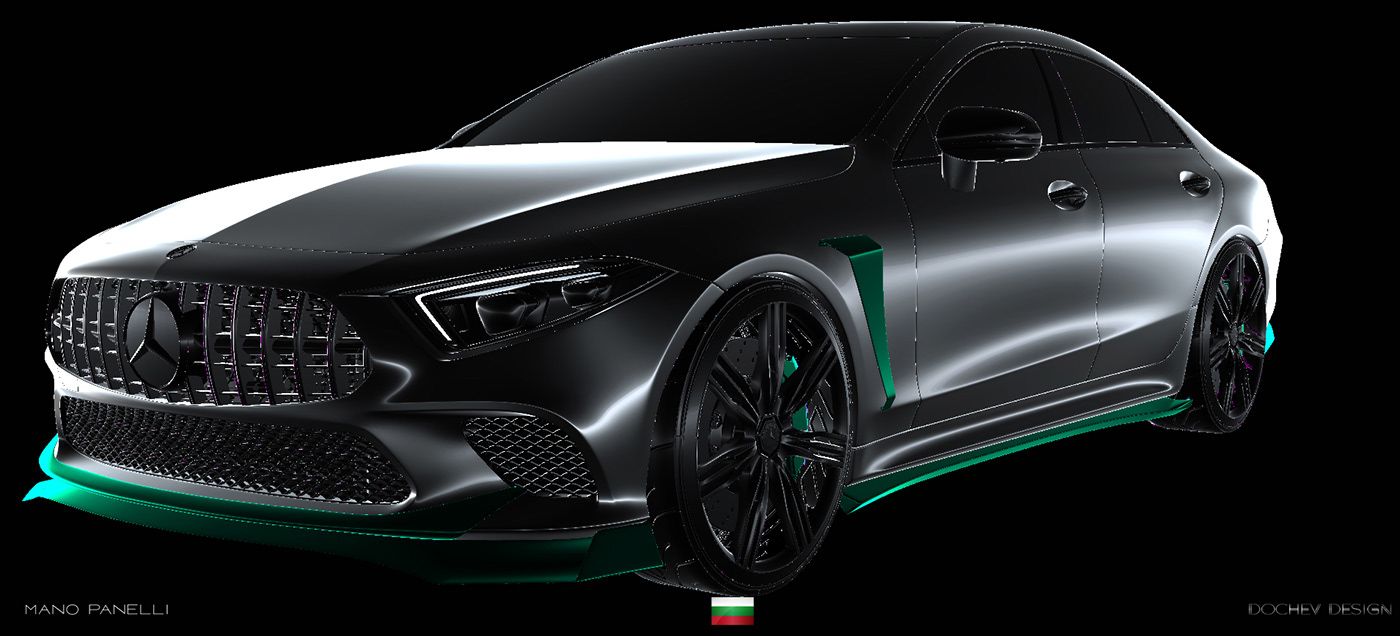2019-mercedes-benz-cls-virtual-tuning-amg-6 Did Someone Just Order A New Mercedes CLS With A Panamericana Grille?