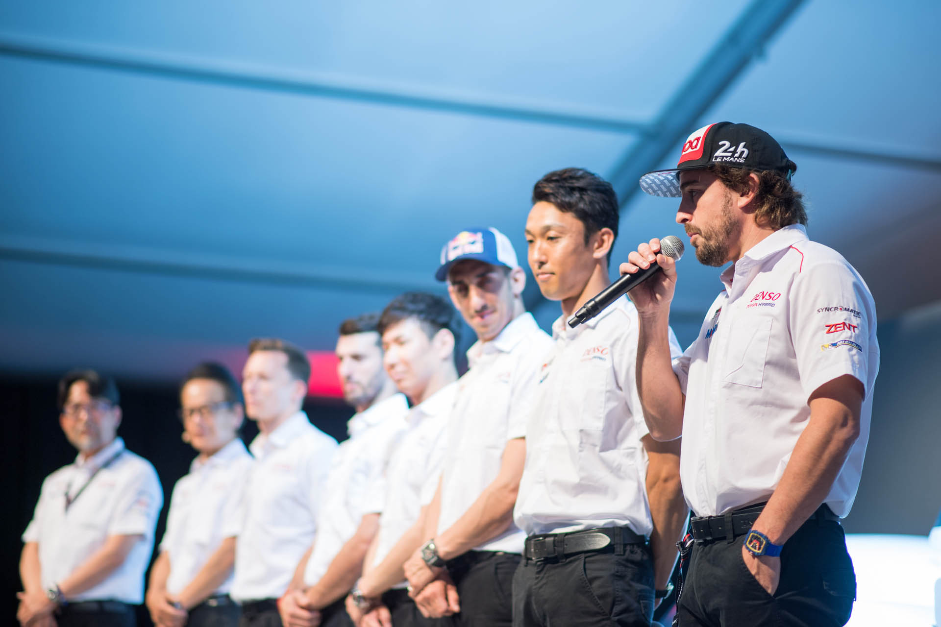 Le Mans 24 Hours Race Toyota Showcases Its Future Hypercar At Le Mans Victory Celebration