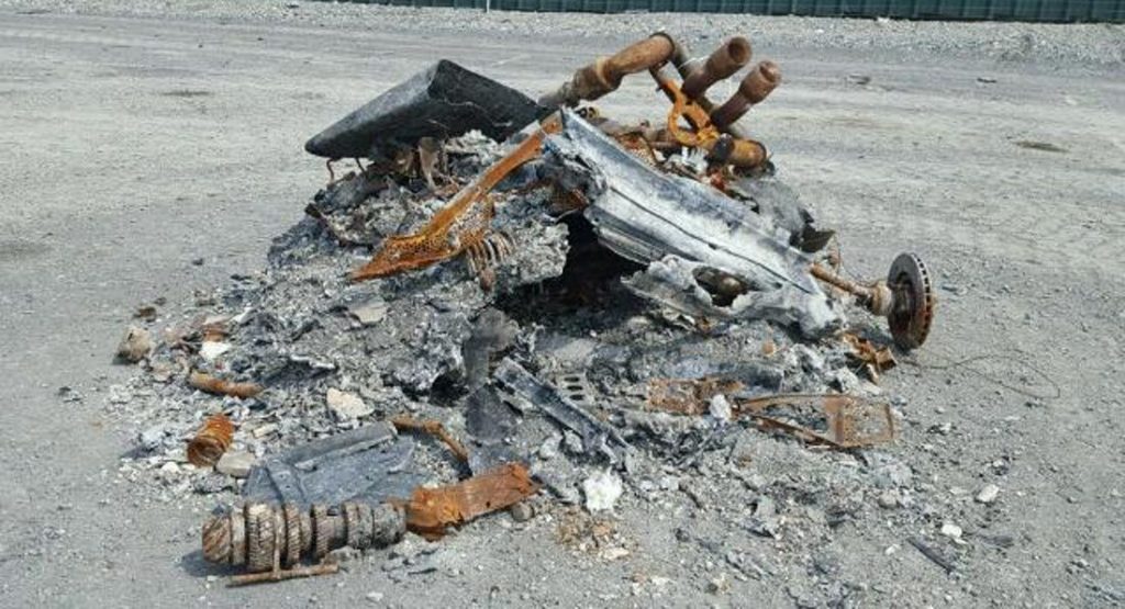 Someone Is Selling A Pile Of Junk That Used To Be A 2005 Ford GT