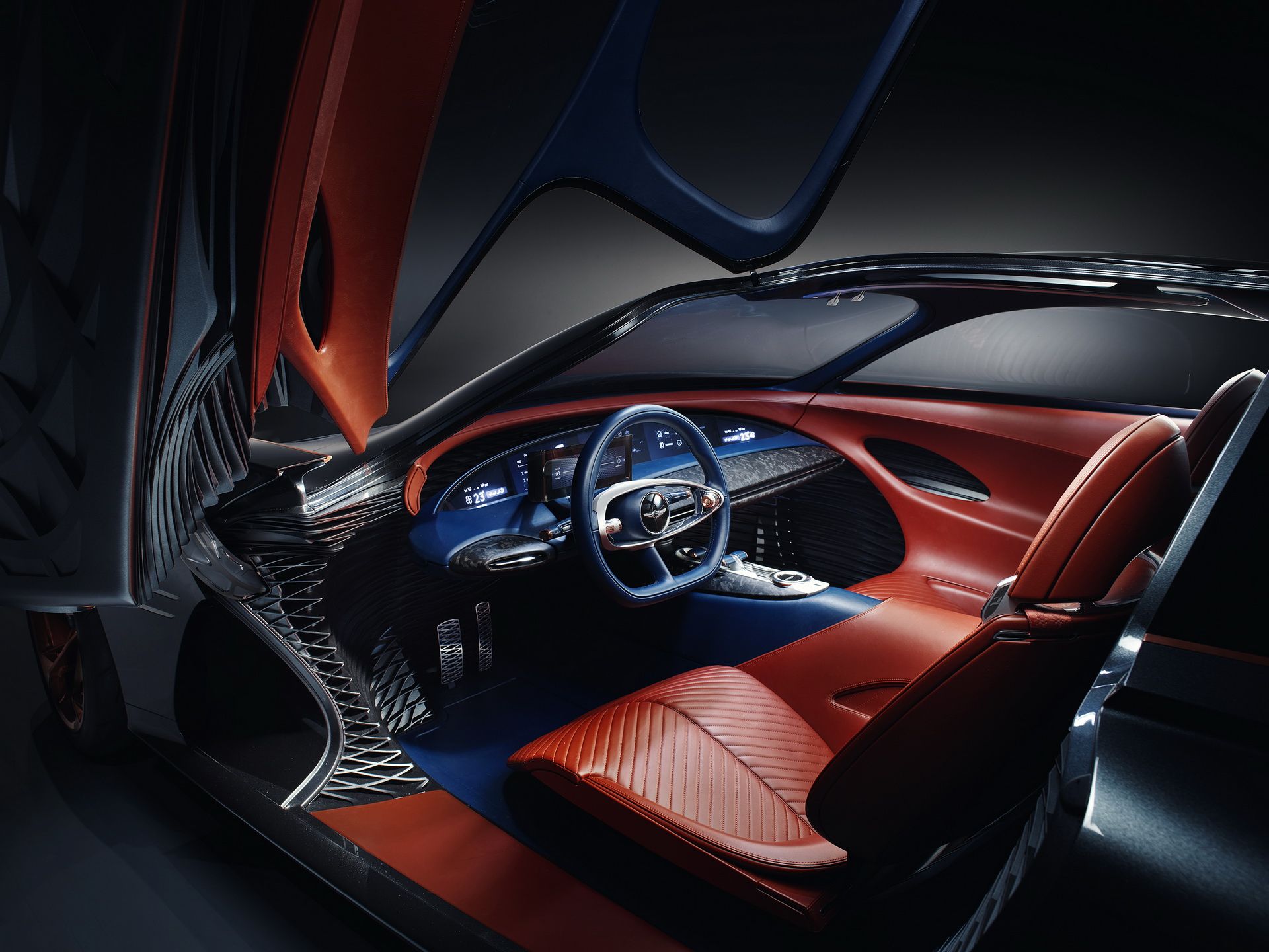 2018-genesis-essentia-concept-11 Genesis Essentia Concept Says Hello To Koreans At The Busan Motor Show