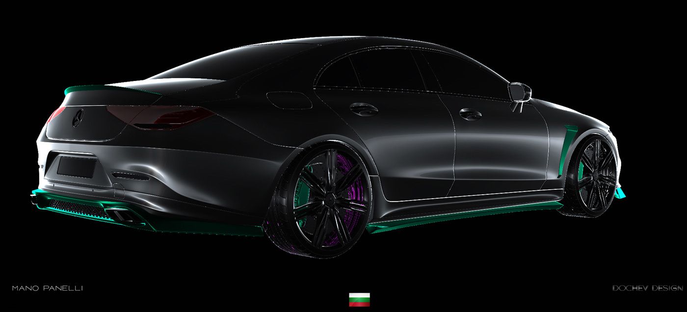 2019-mercedes-benz-cls-virtual-tuning-amg-7 Did Someone Just Order A New Mercedes CLS With A Panamericana Grille?