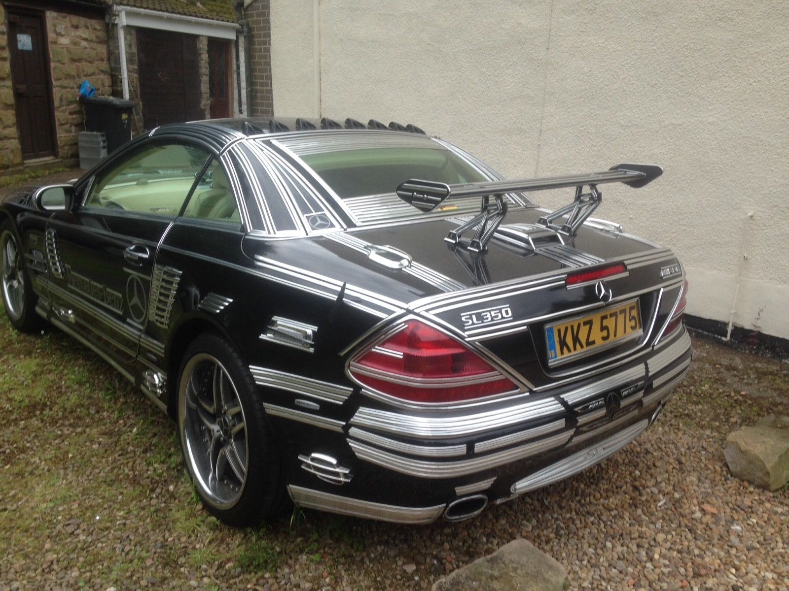 Mercedes-Benz-SL350-Chrome-11 This Mercedes-Benz SL350 Really Does Have Jaw-Dropping Looks
