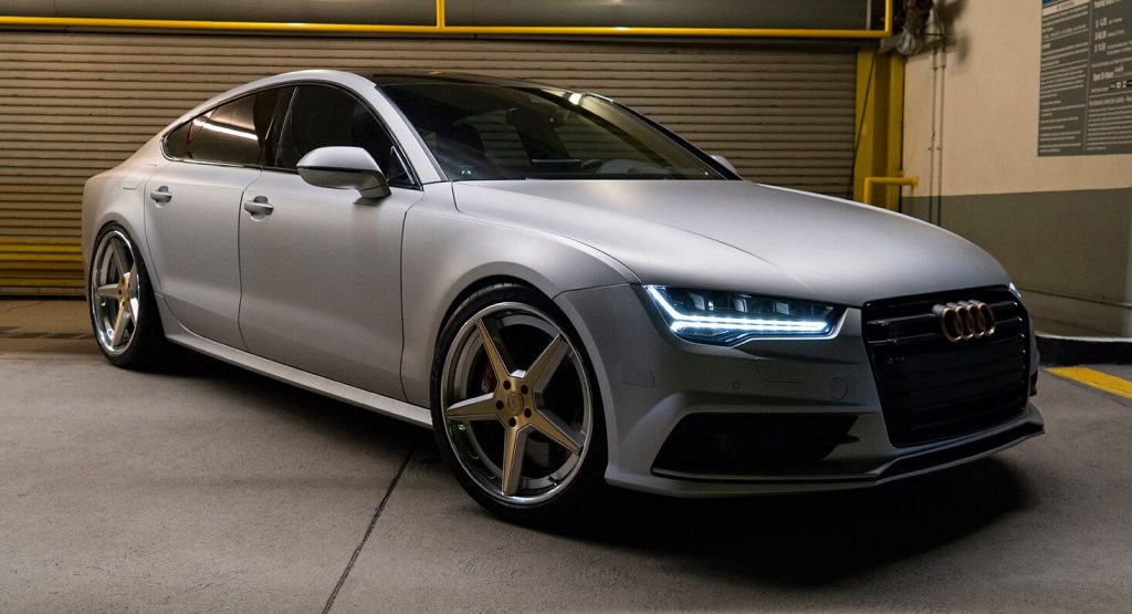  Audi S7 With Satin Finish And Custom Rims Is Both Sporty And Elegant