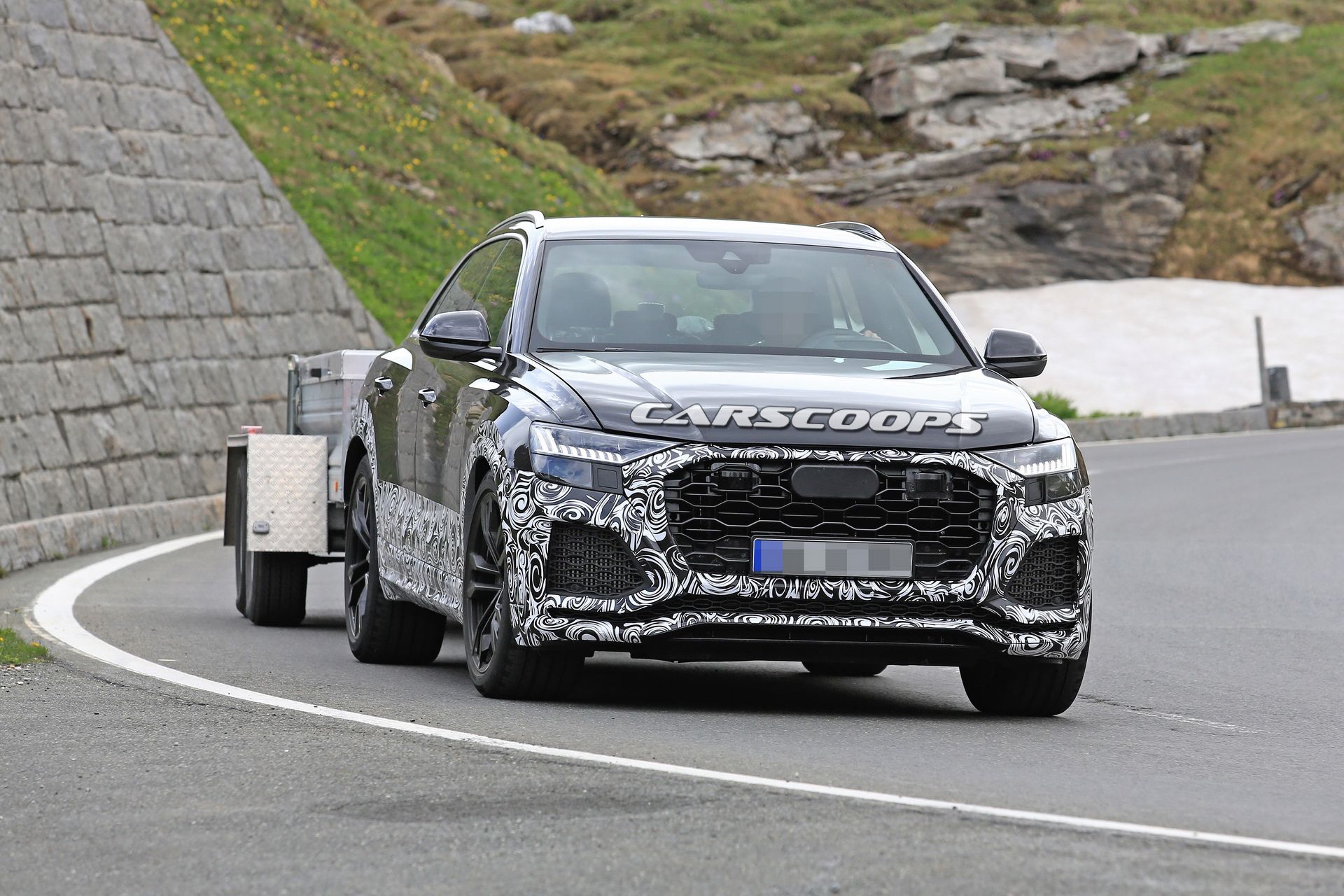 Audi-RS-Q8-18 2020 Audi RS Q8 Shows Up Wearing Its Angry Production Clothes (Updated)