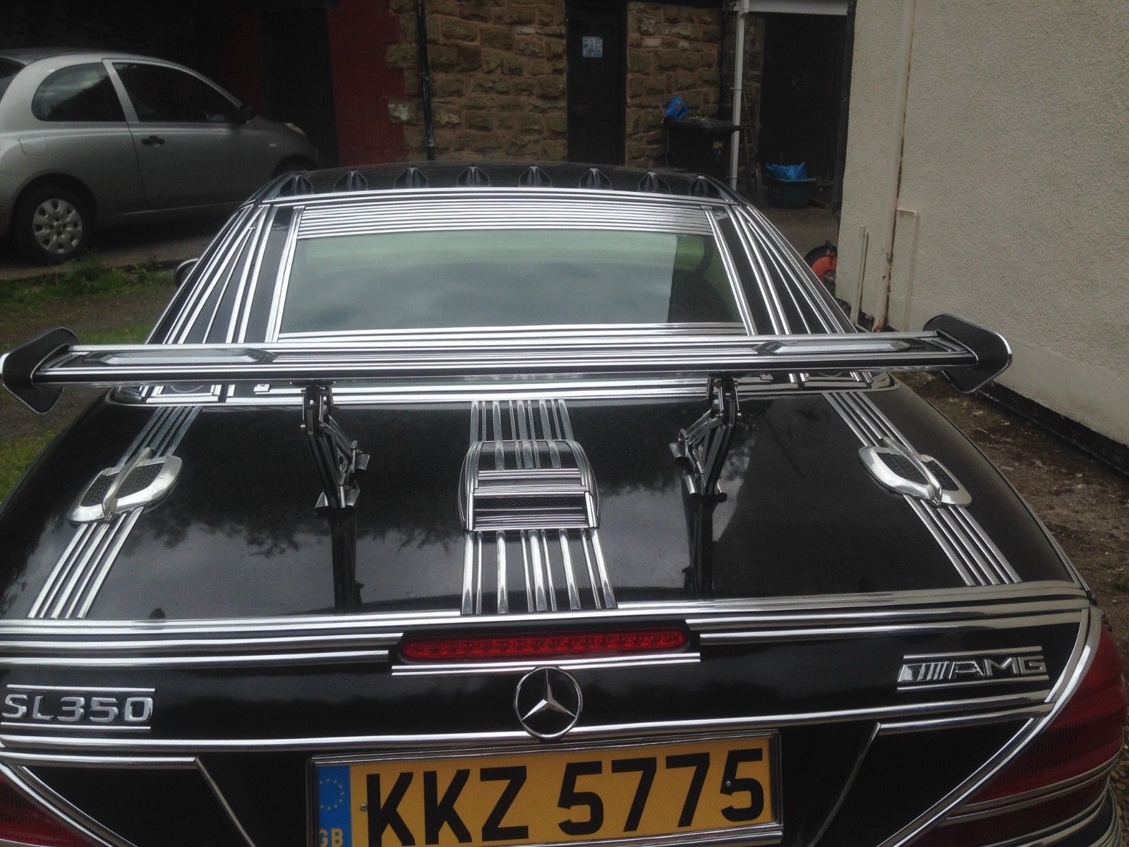 Mercedes-Benz-SL350-Chrome-8 This Mercedes-Benz SL350 Really Does Have Jaw-Dropping Looks