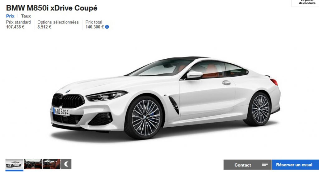  BMW 8-Series Coupe Configurator Is Now Live