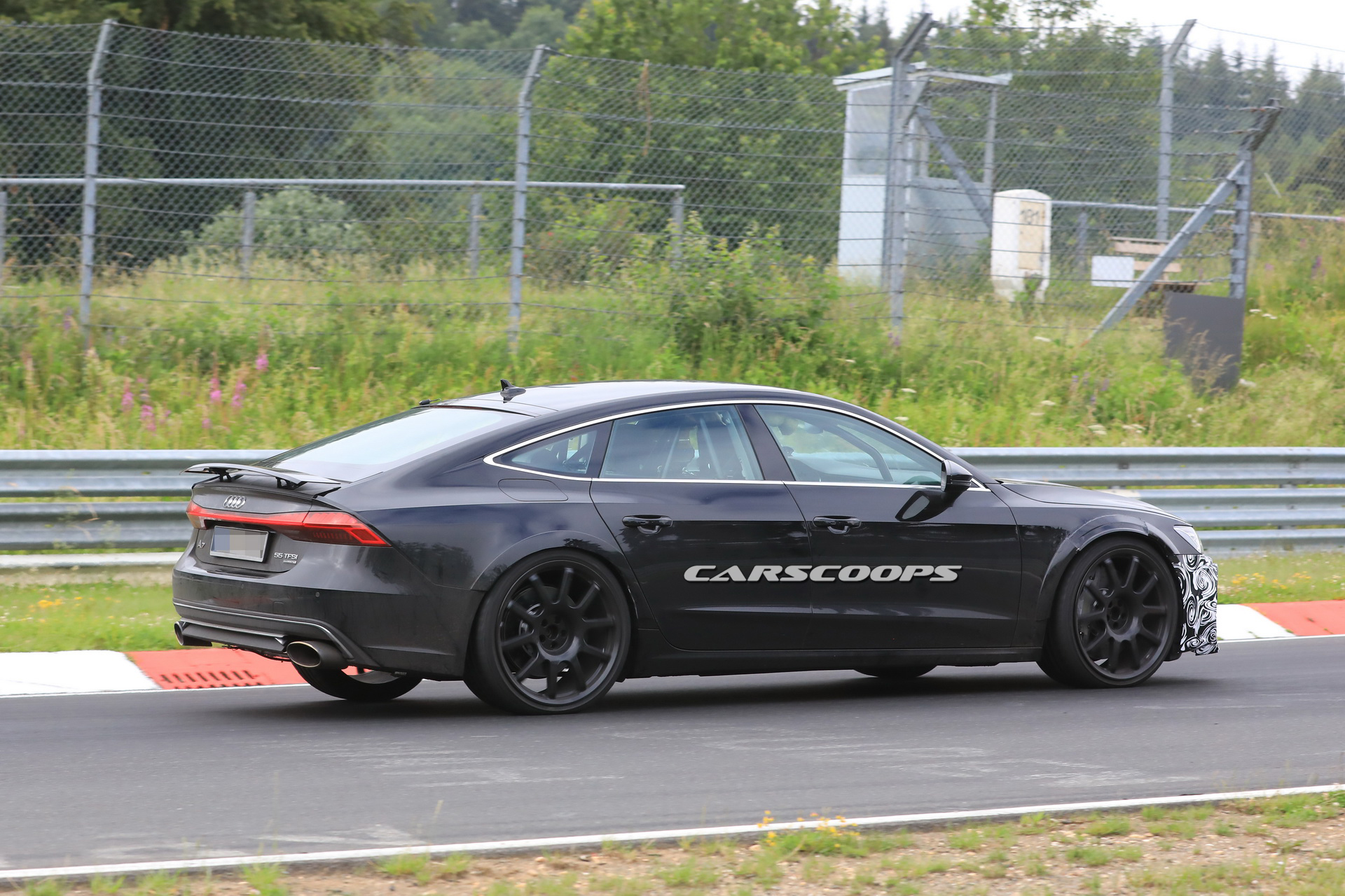 2019-AudiRS7-34 2020 Audi RS7 With Production Bodywork Drops Covers, Attacks ‘Ring At Full Speed