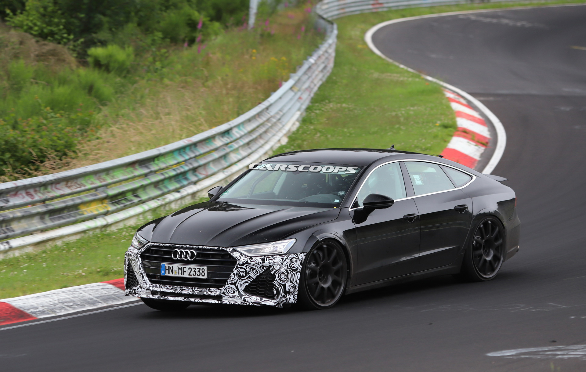 2019-AudiRS7-40 2020 Audi RS7 With Production Bodywork Drops Covers, Attacks ‘Ring At Full Speed
