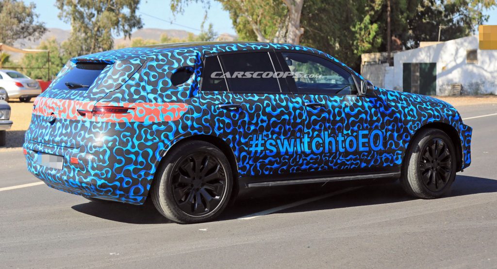  2020 Mercedes-Benz EQC Electric Crossover Switches To Blue Clothing As Production Nears
