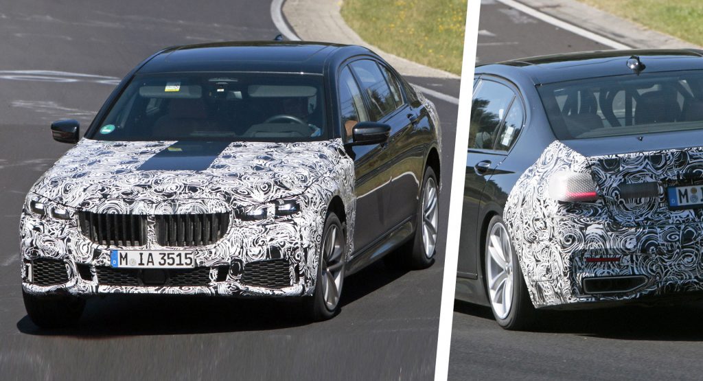  Facelifted 2019 BMW 7-Series Spied In Base And M760Li xDrive Forms