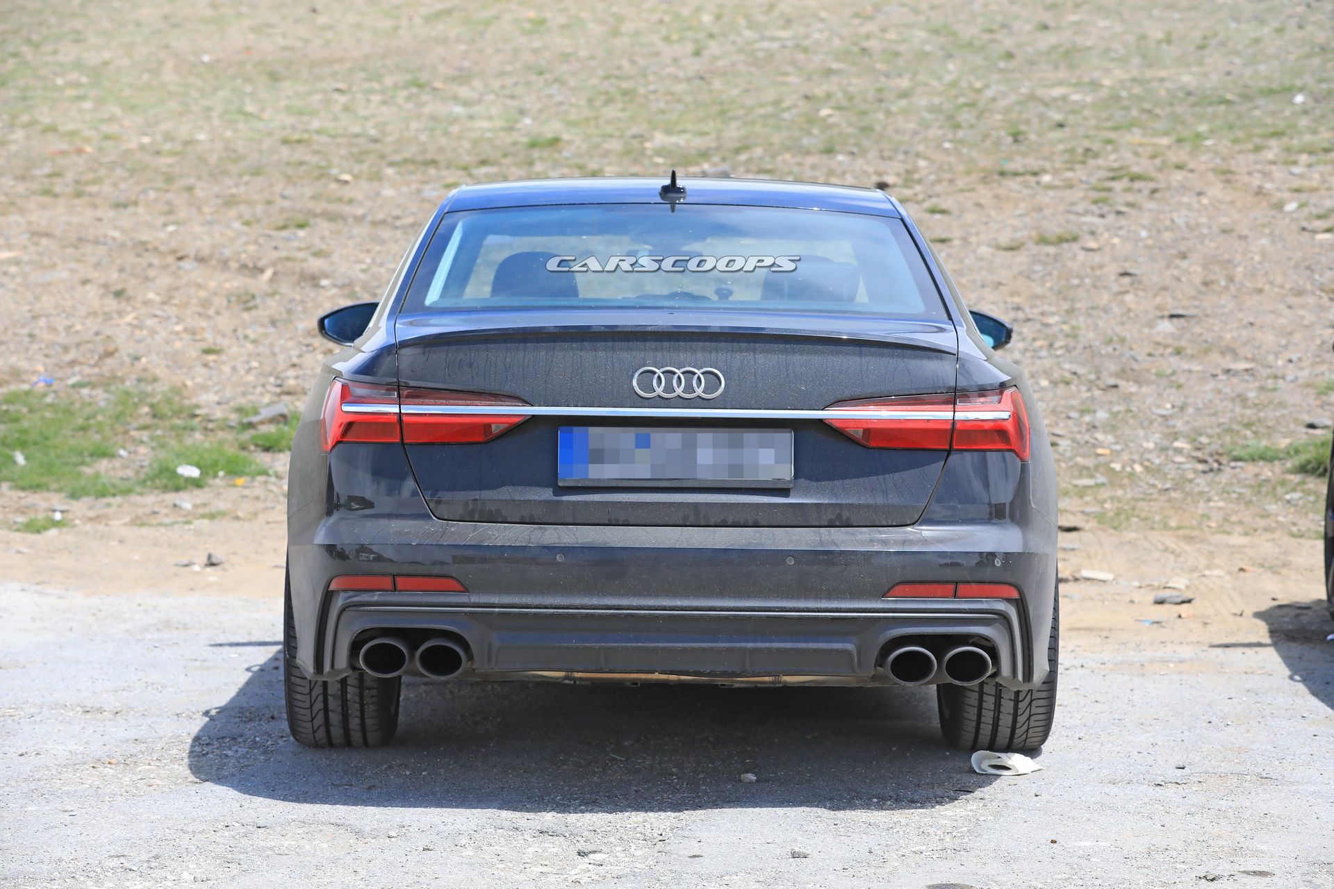 2019-audi-s6-spied-undiguised-5 All-New 2019 Audi S6 Throws Away (Most Of) Its Camo