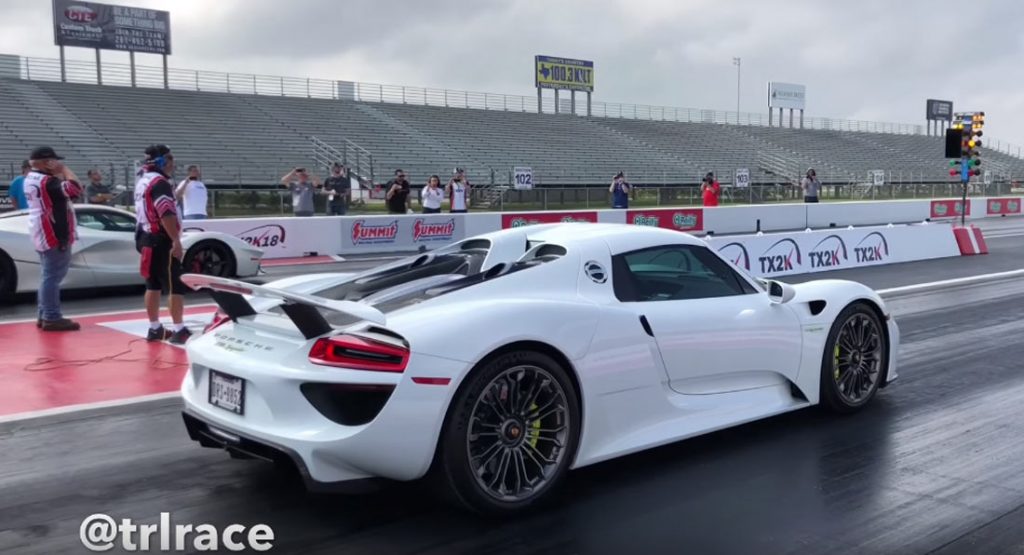 Porsche 918 Spyder Teaches LaFerrari How To Drag Race