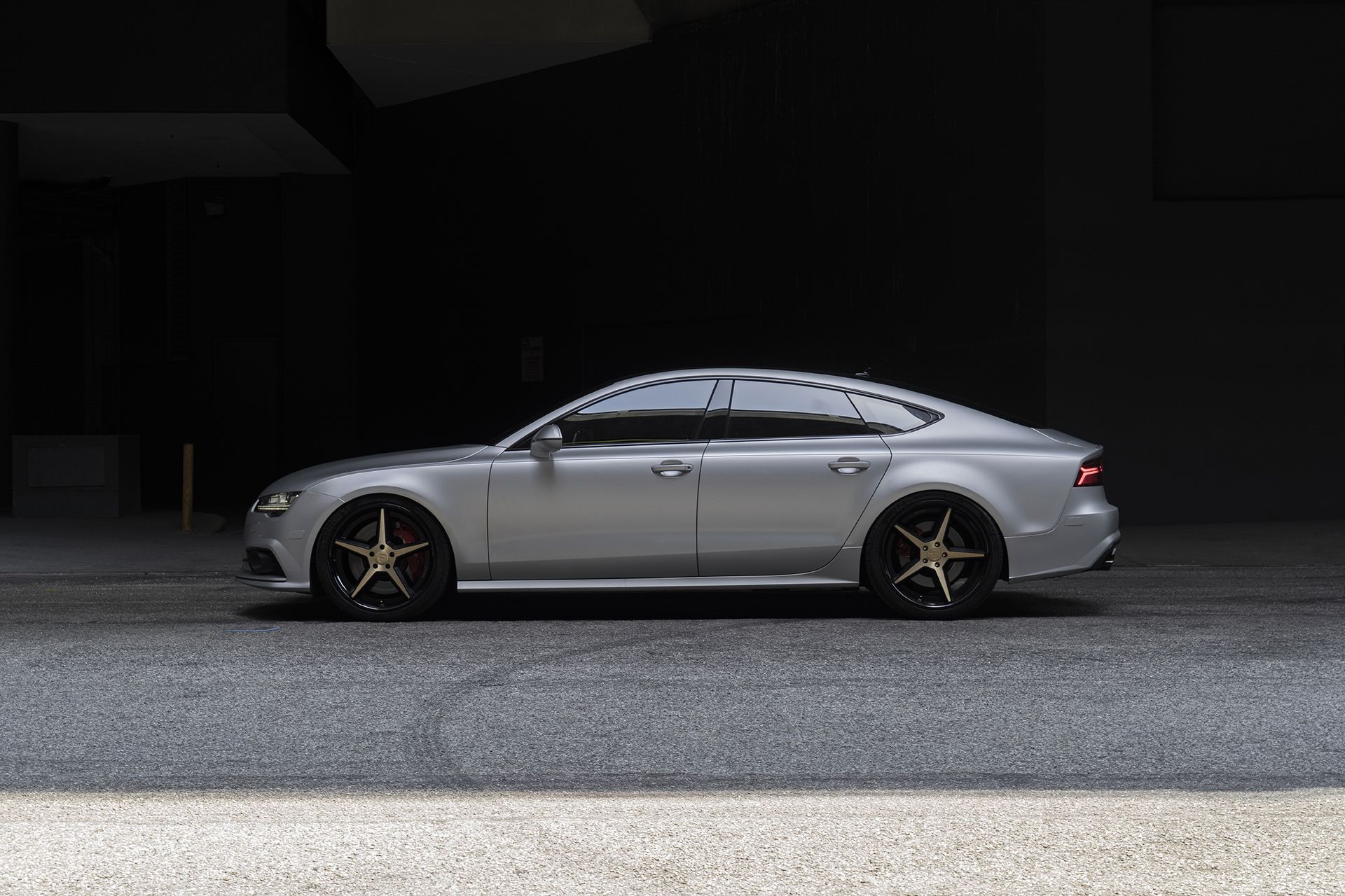 audi-s7-tuning-forgiato-7 Audi S7 With Satin Finish And Custom Rims Is Both Sporty And Elegant