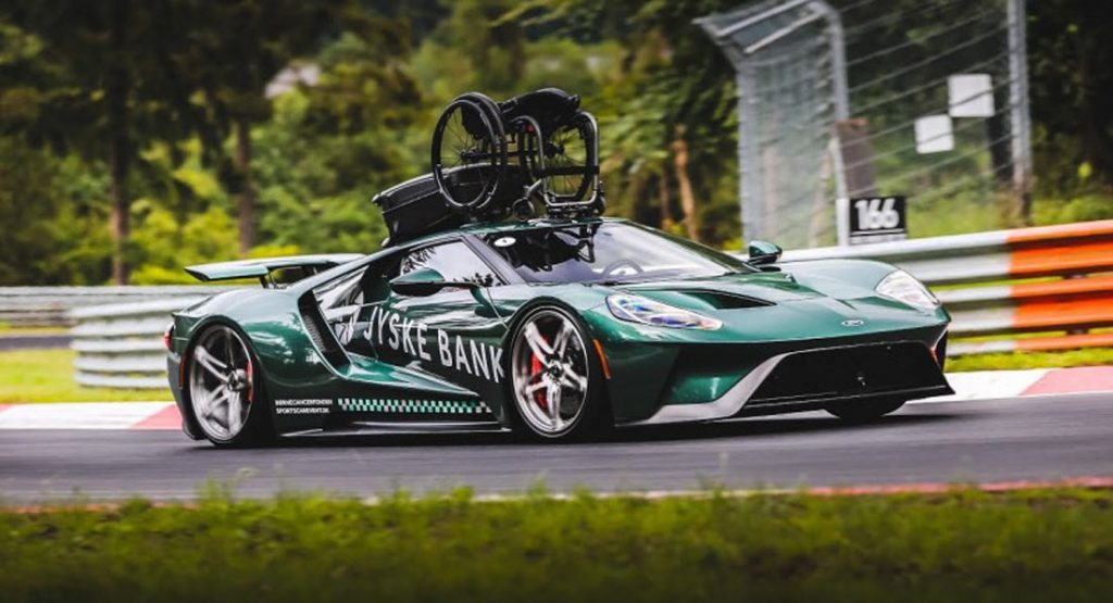  Paraplegic Racing Champ Drives His Ford GT With Custom Hand Controls