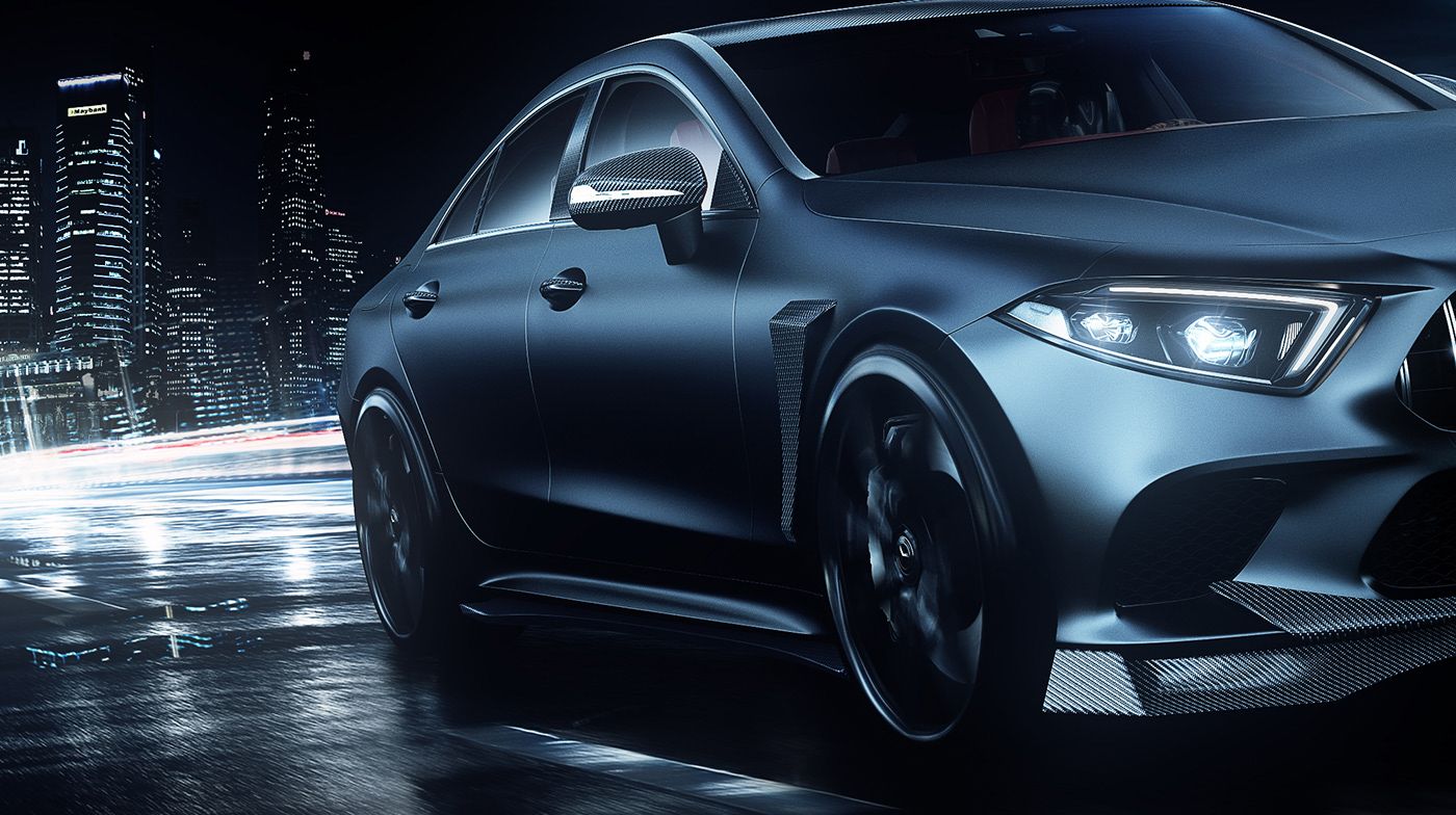 2019-mercedes-benz-cls-virtual-tuning-amg-2 Did Someone Just Order A New Mercedes CLS With A Panamericana Grille?