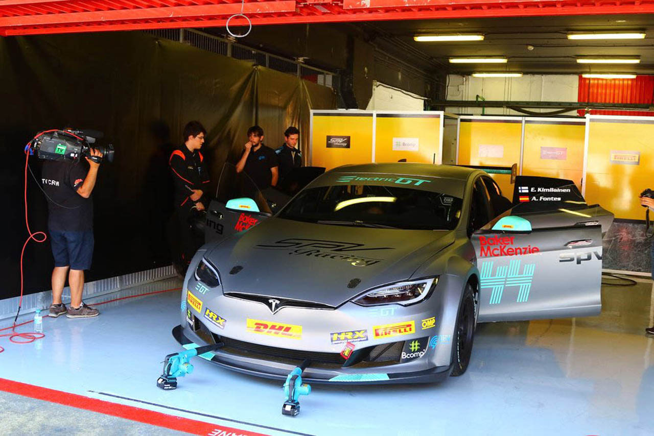 electric-gt-tesla-model-s-P100DL-10 copy Electric Racing Tesla Model S P100DL Unveiled At Catalunya