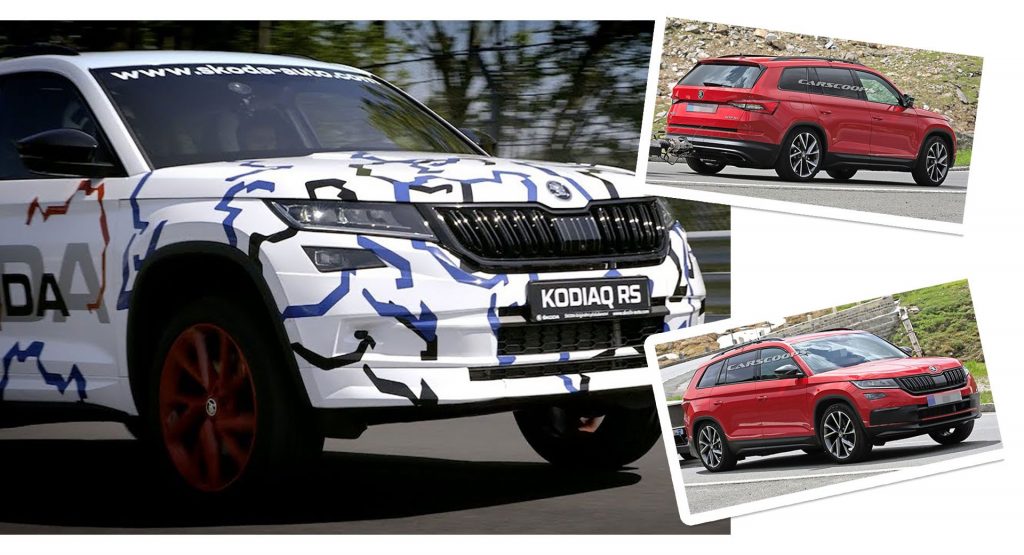 New Skoda Kodiaq RS Officially Previewed In The Hands Of ‘Ring Queen, Sabine Schmitz