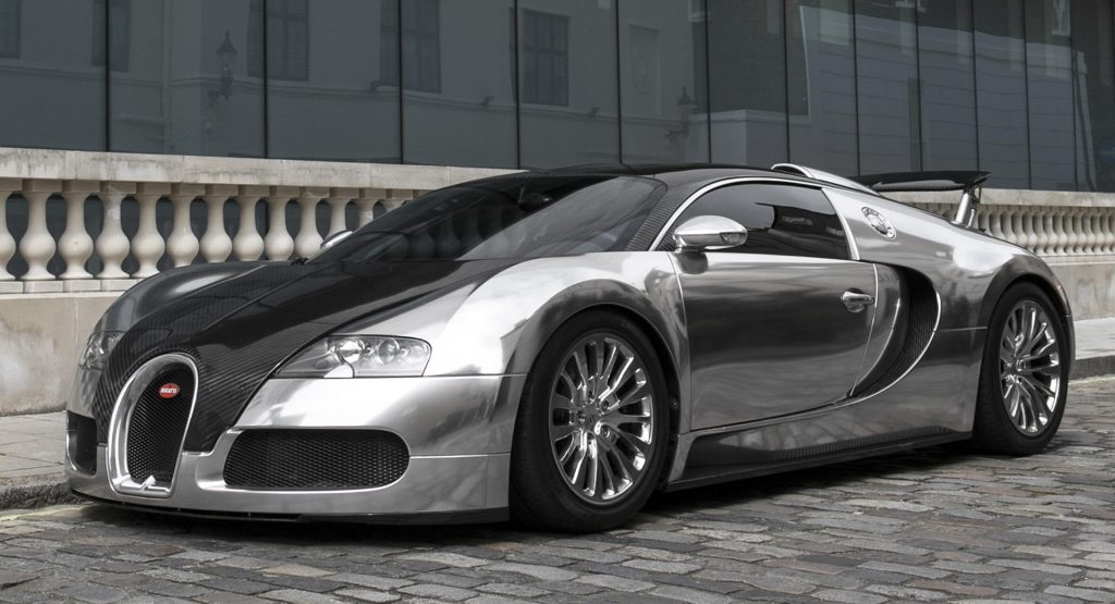  Chrome And Carbon Bugatti Veyron Would Sure Look Sweet In Your Driveway