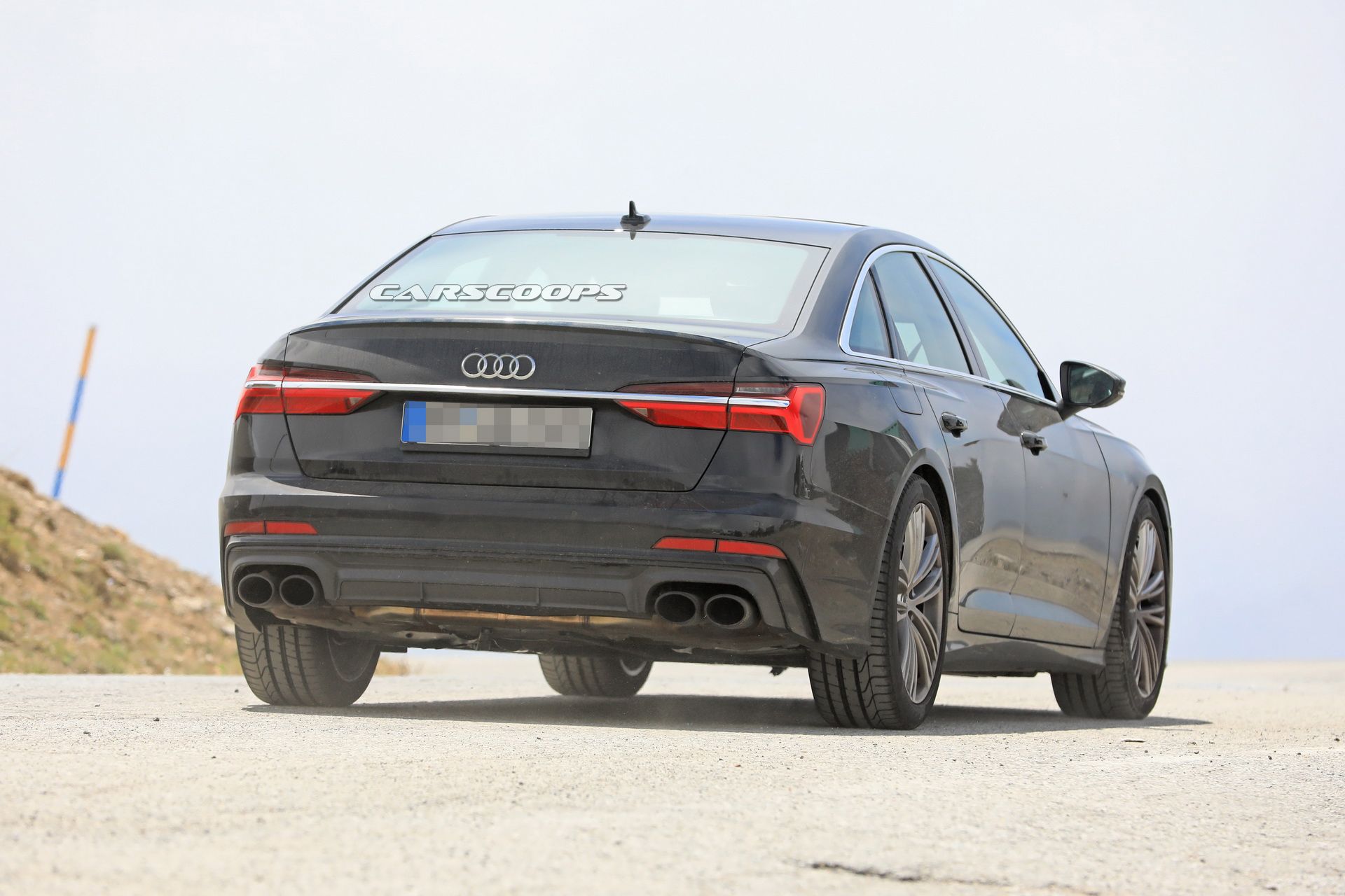 2019-audi-s6-spied-undiguised-15 All-New 2019 Audi S6 Throws Away (Most Of) Its Camo