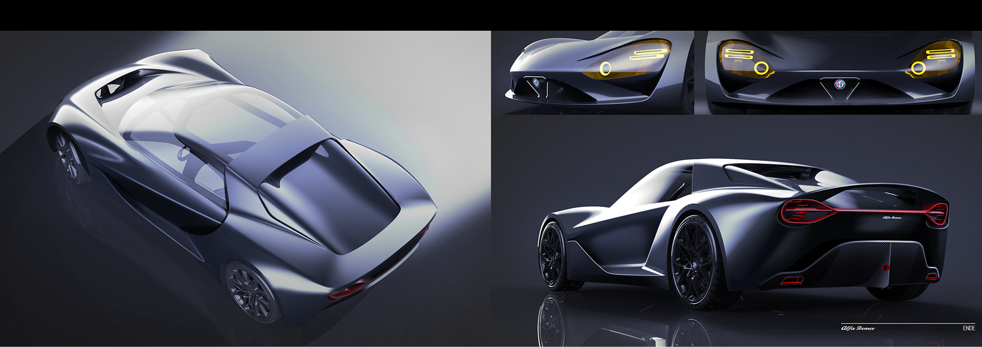 Alfa-Romeo-33-Stradale-Modern-5 Alfa Romeo 33 Stradale Morphs Into A Modern Sports Car Study