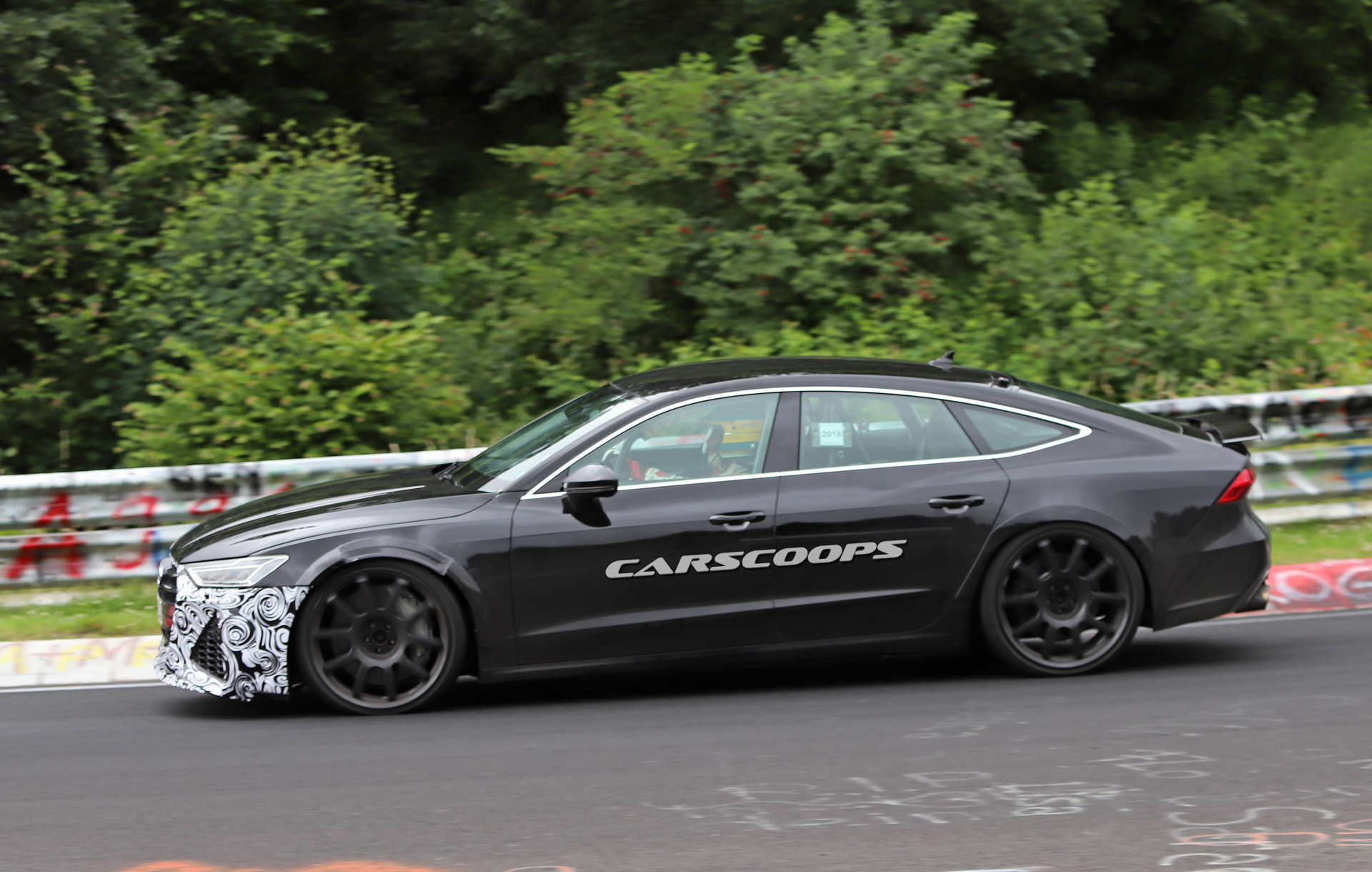 2019-AudiRS7-42 2020 Audi RS7 With Production Bodywork Drops Covers, Attacks ‘Ring At Full Speed