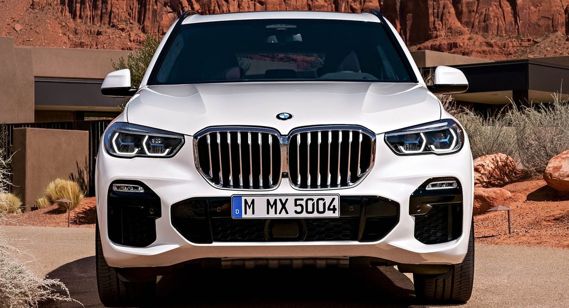 Car Front Kidney Grille Racing Style Grills For BMW X5 G05 LCI