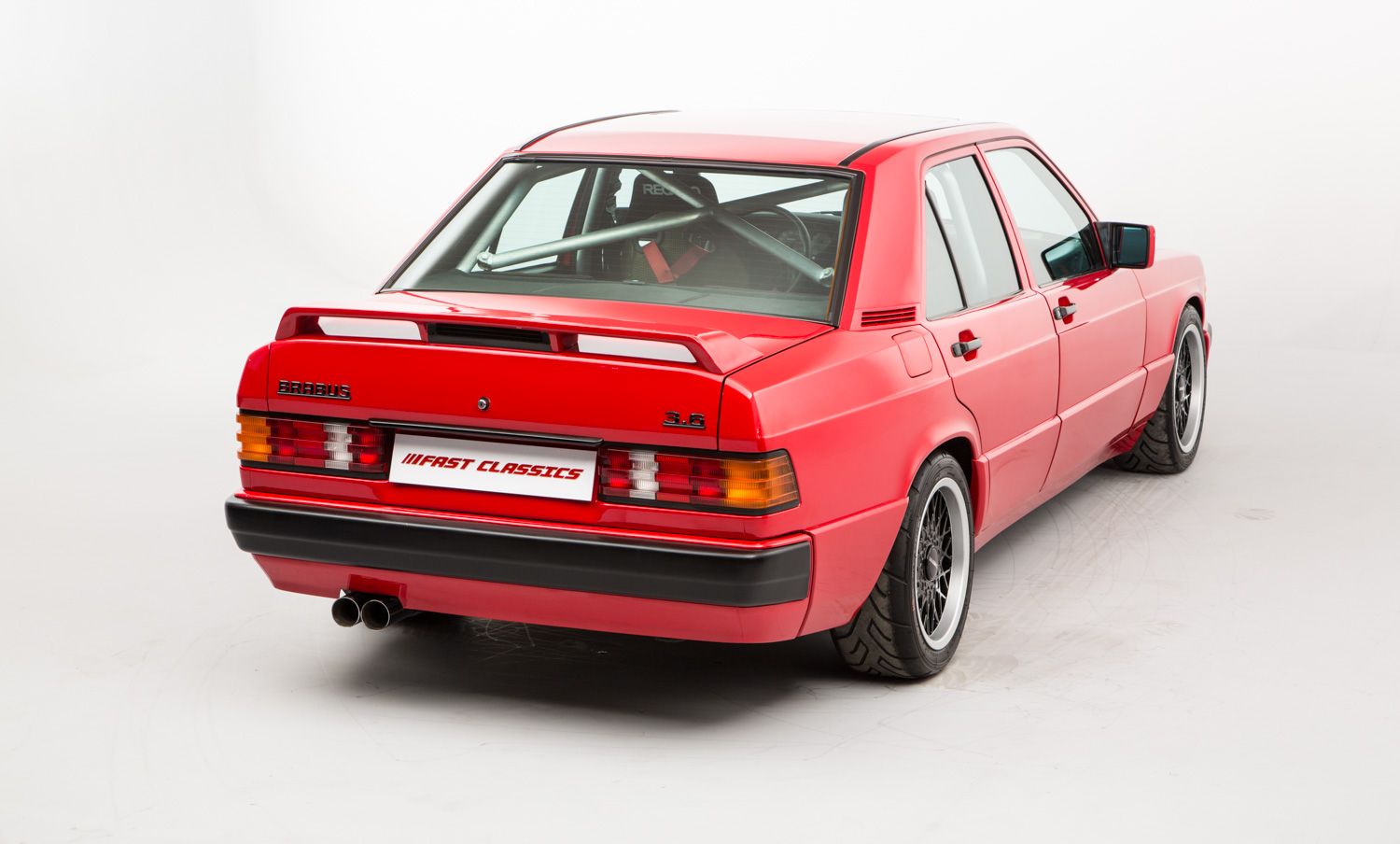 Brabus-36S-190E-10 One-of-a-kind Brabus 3.6 S Lightweight Is Also One Of The Baddest Mercedes 190Es Out There