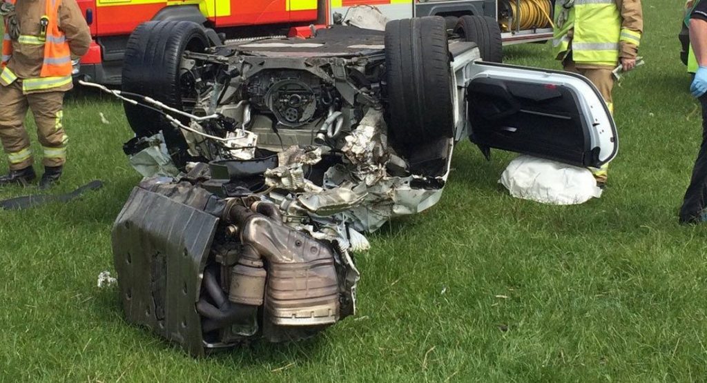  Porsche 911 GT3 RS Destroyed In Severe Isle Of Man Crash