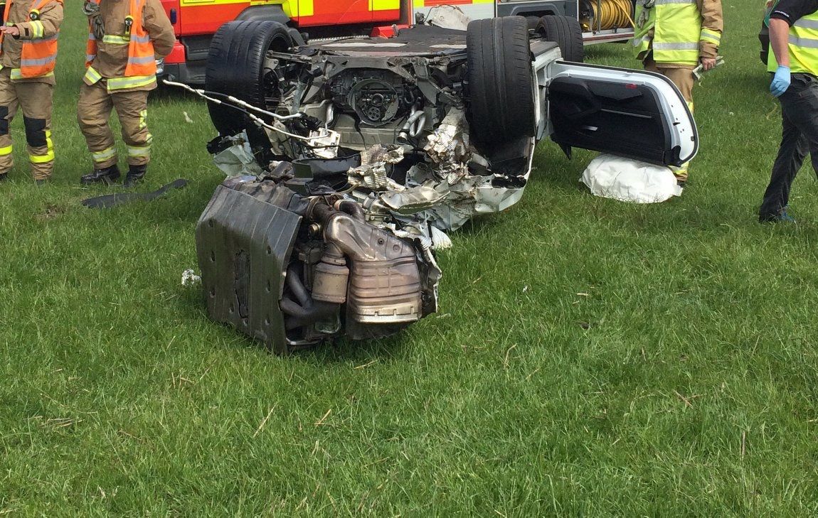 Porsche-911-GT3-RS-Crash-Isle-Of-Man-2 Porsche 911 GT3 RS Destroyed In Severe Isle Of Man Crash