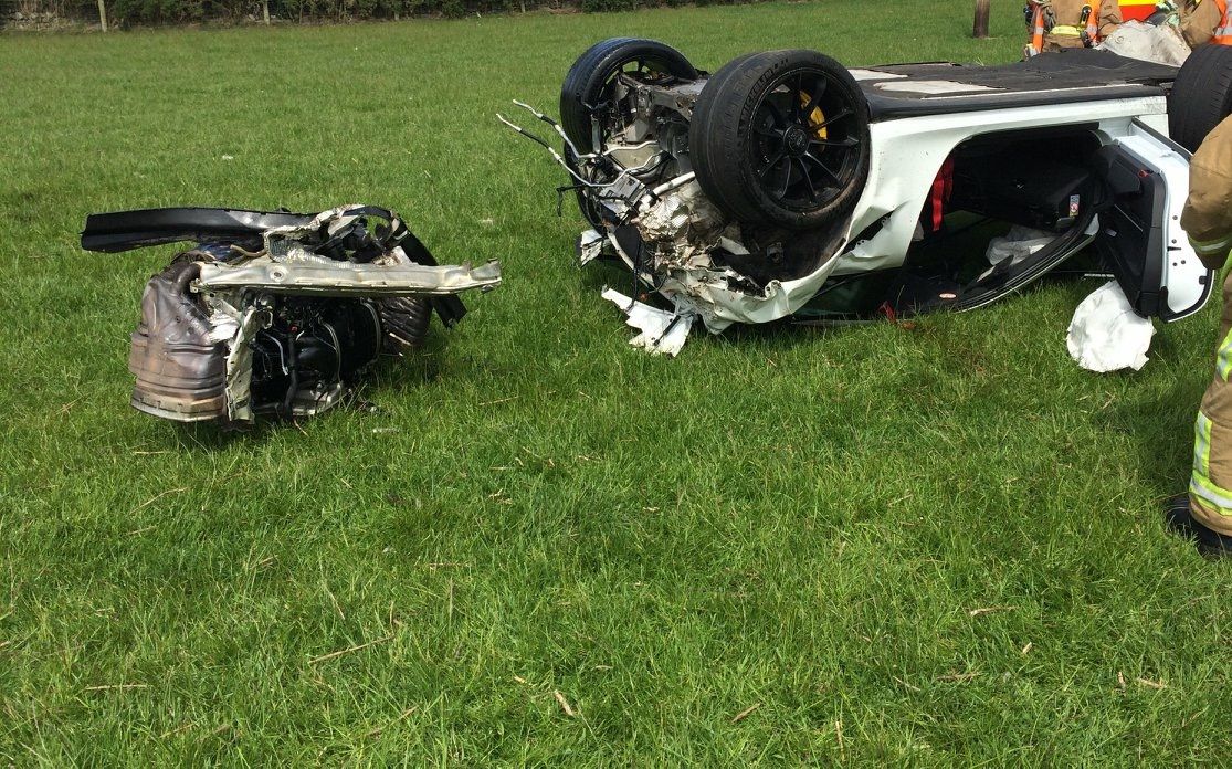 Porsche-911-GT3-RS-Crash-Isle-Of-Man-3 Porsche 911 GT3 RS Destroyed In Severe Isle Of Man Crash