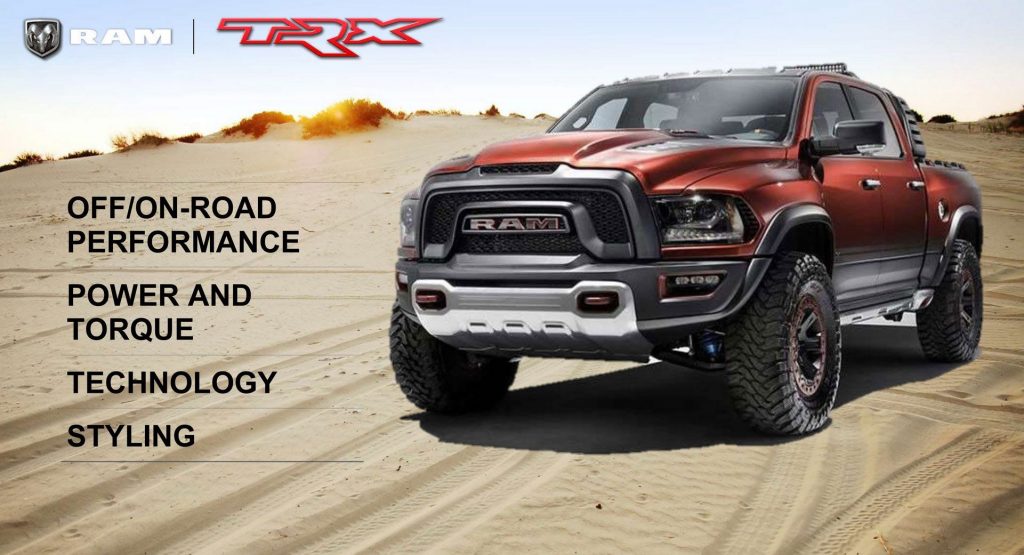  RAM’s 5-Year Plan Includes Rebel TRX To Fight F-150 Raptor, New Mid-size Pickup