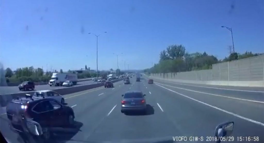  What A Tool! VW Jetta Brake-Checks A 50,000 Lbs Hauler