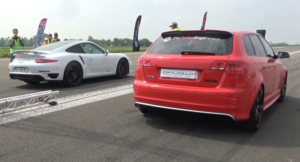  Tuned, 500PS Audi RS3 Dares To Challenge A Porsche 911 Turbo S