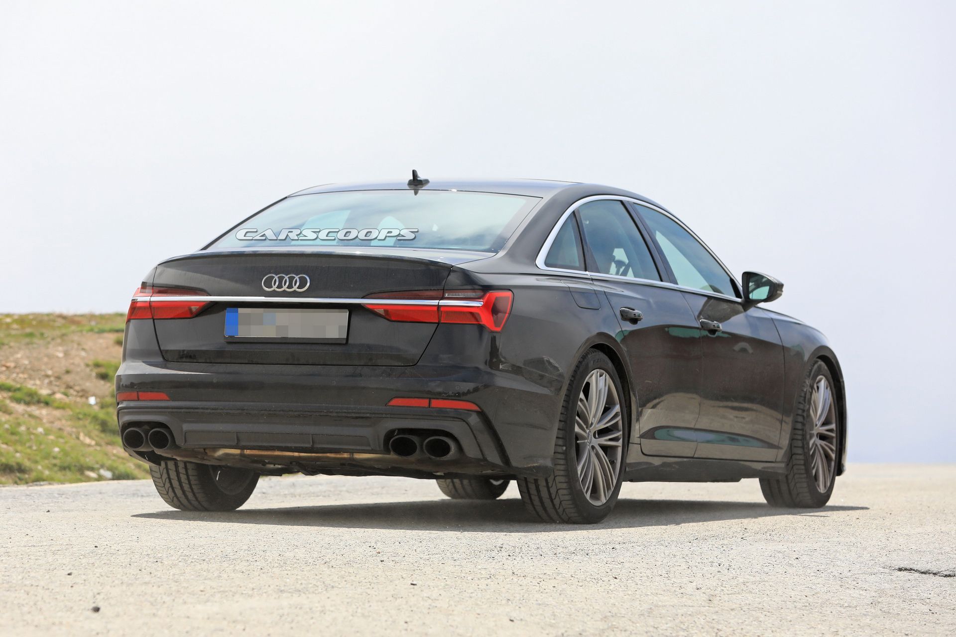 2019-audi-s6-spied-undiguised-14 All-New 2019 Audi S6 Throws Away (Most Of) Its Camo