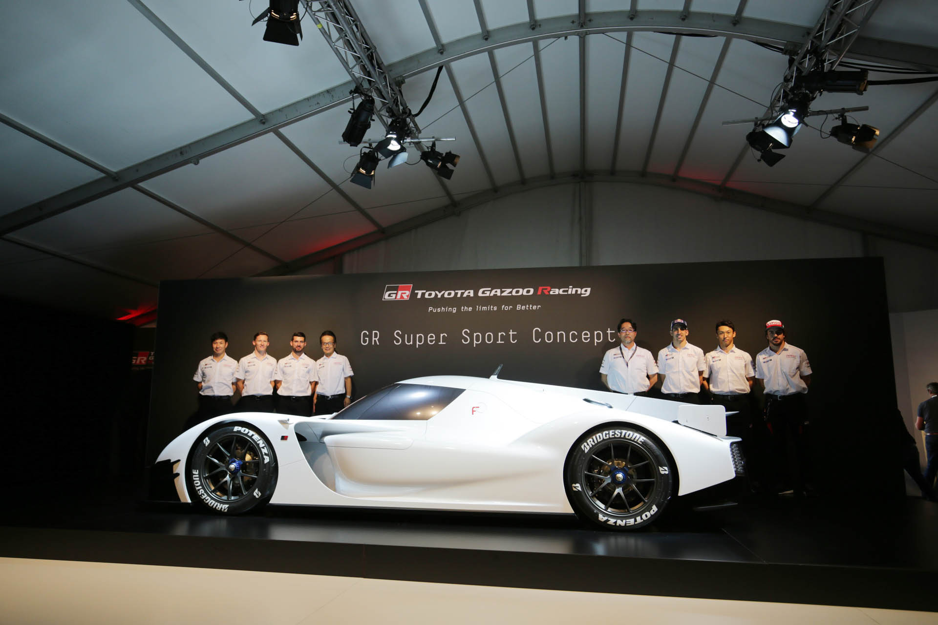 Le Mans 24 Hours Race Toyota Showcases Its Future Hypercar At Le Mans Victory Celebration