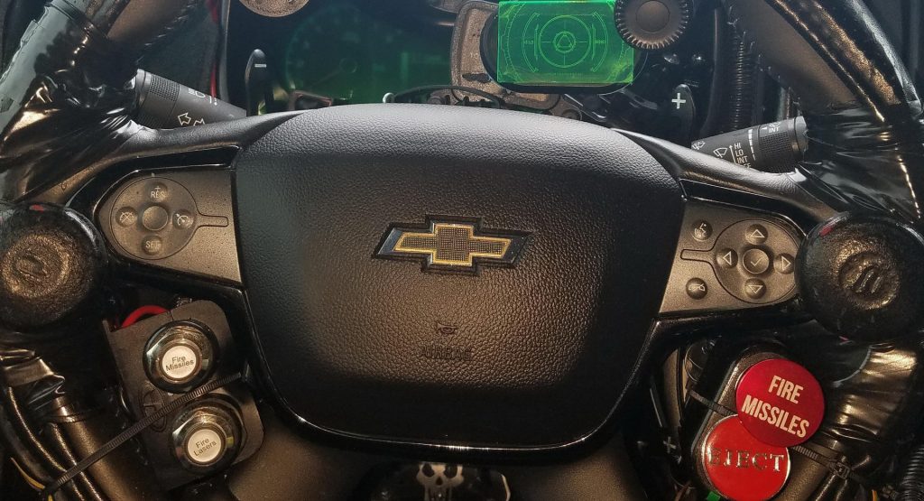 Modded Chevy Interior Goes To War With Common Sense