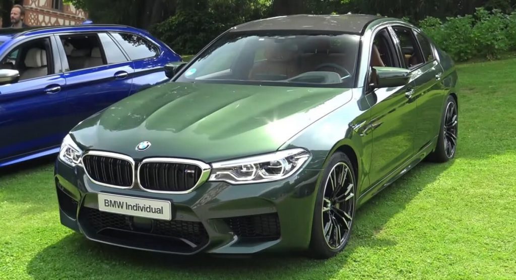 Bmw Individual M5 Looks Sophisticated In British Green Hue Carscoops