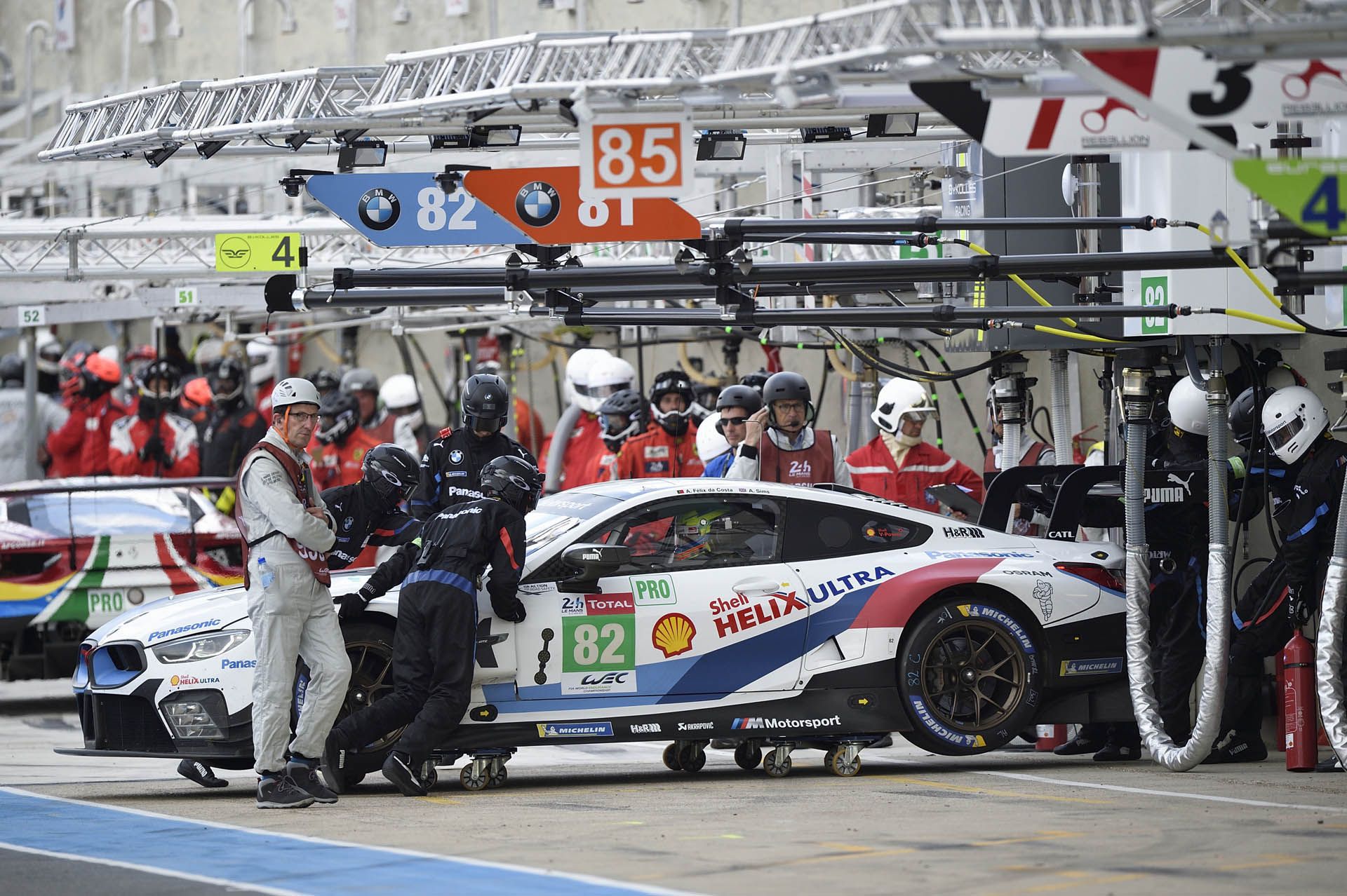 bmw-m8-gte-le-mans-test-day-R BMW Runs At Le Mans For The First Time In Seven Years
