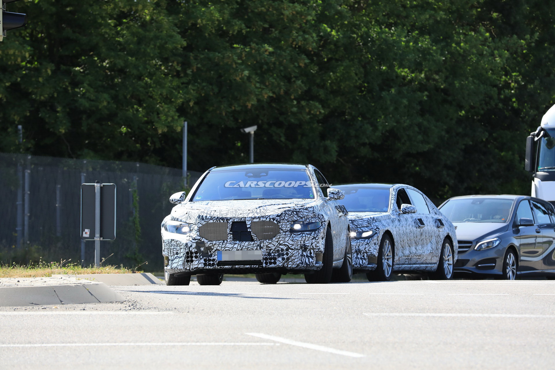 2020-Mercedes-S-Class-Tester3 2020 Mercedes S-Class To Be Hybrid-Only, Electric EQ S To Use A Different Platform