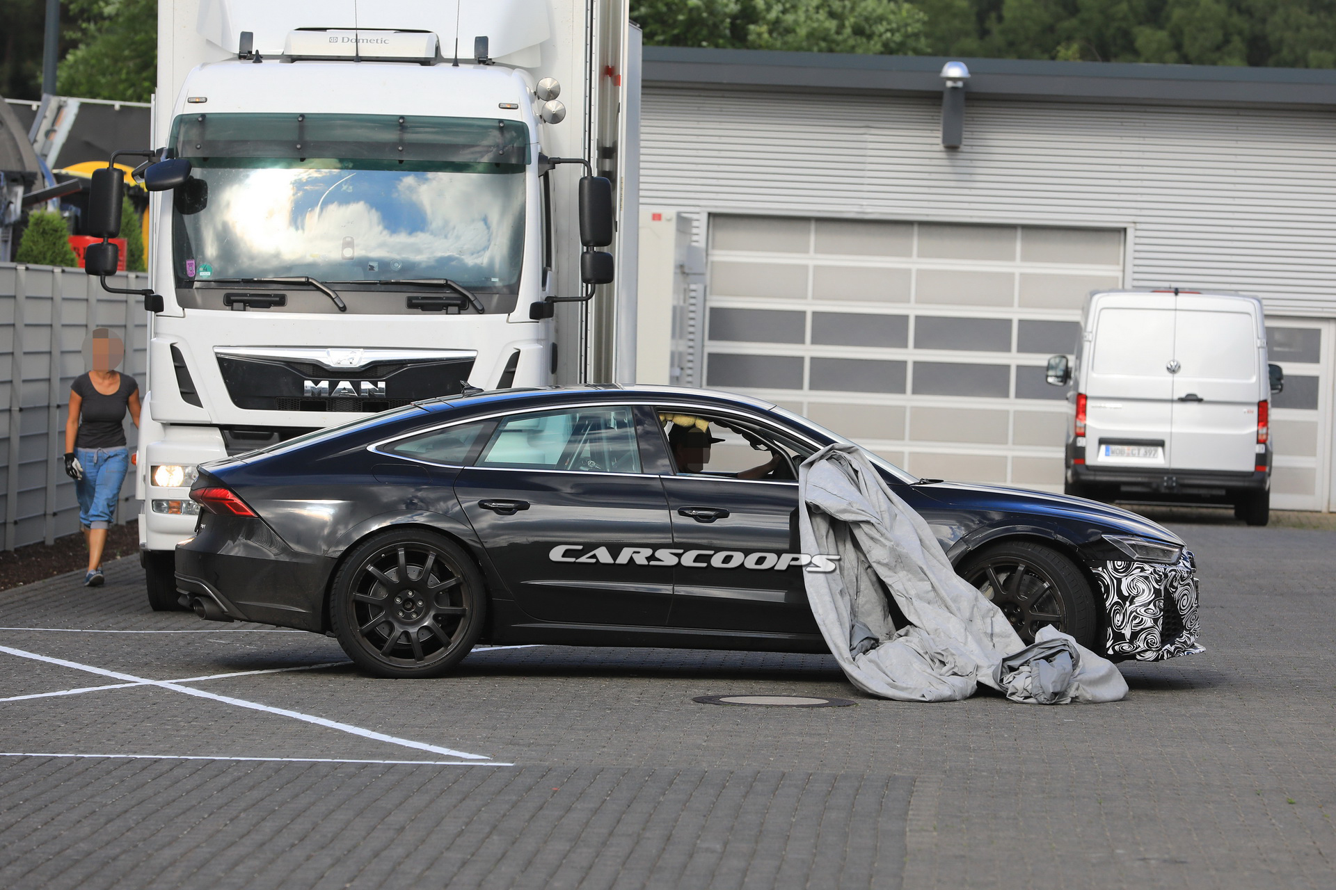 2019-AudiRS7-12 2020 Audi RS7 With Production Bodywork Drops Covers, Attacks ‘Ring At Full Speed