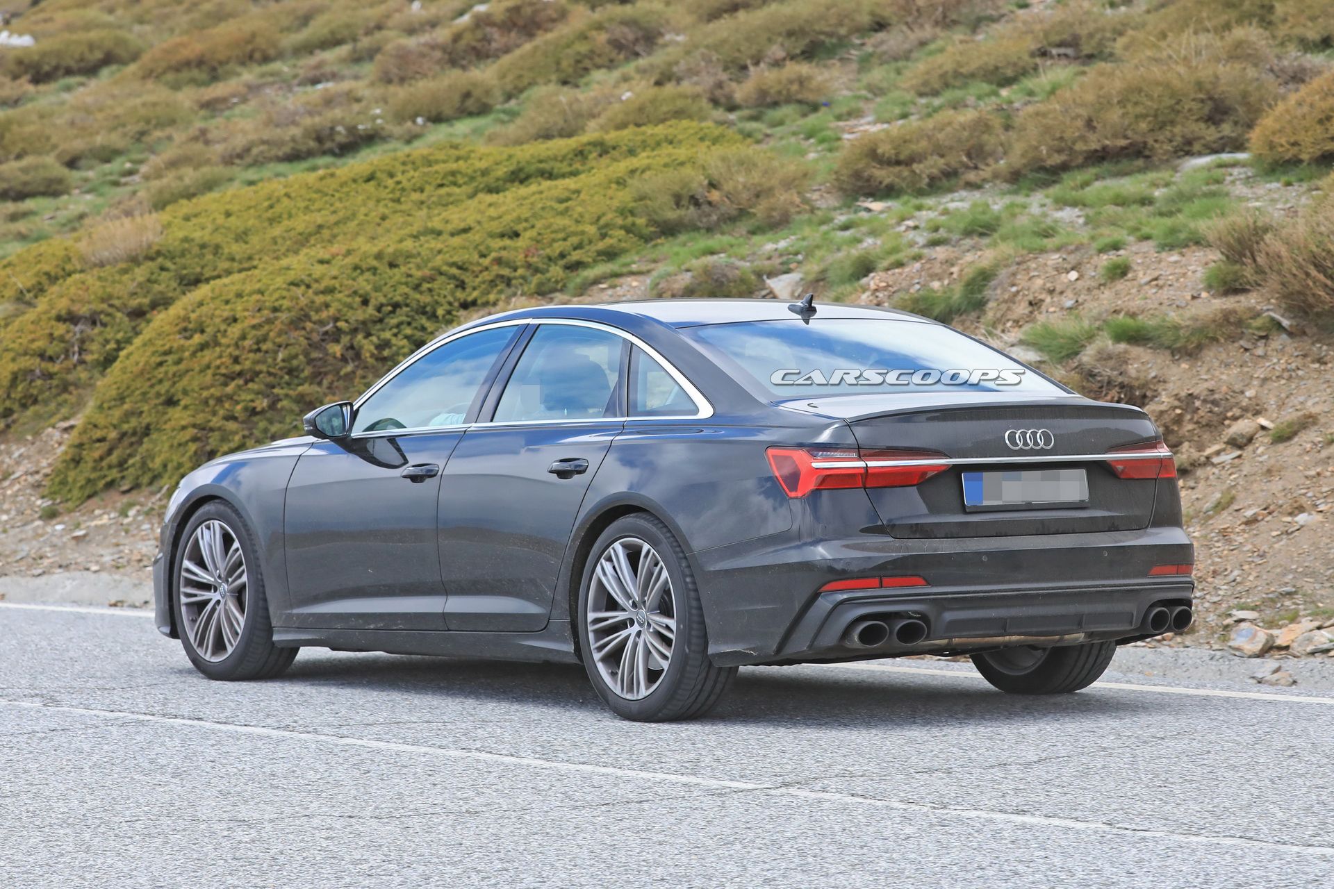 2019-audi-s6-spied-undiguised-20 All-New 2019 Audi S6 Throws Away (Most Of) Its Camo