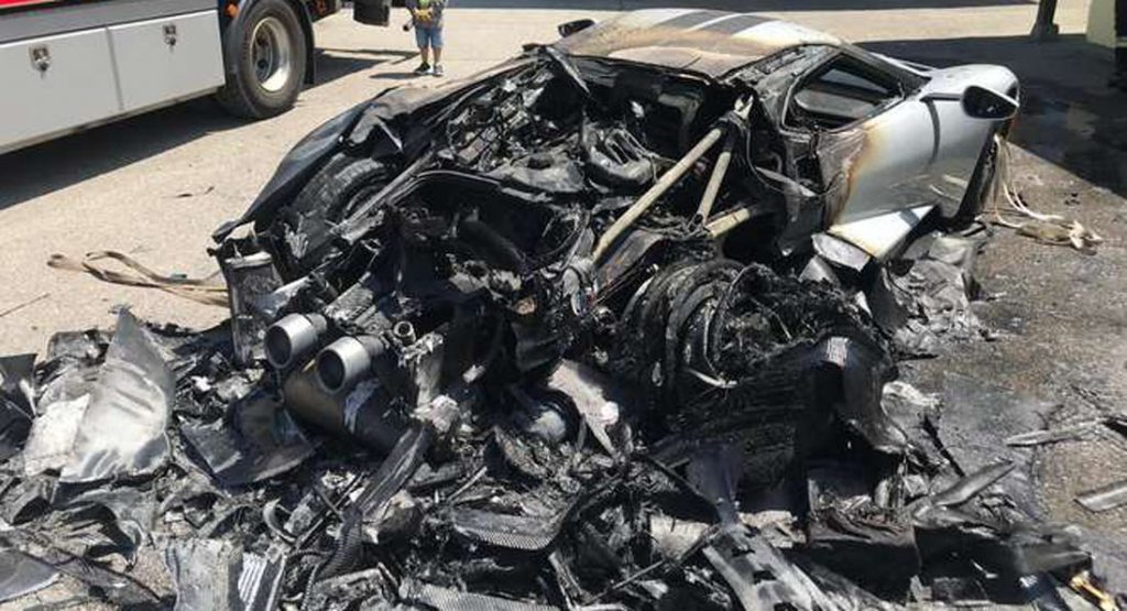  2017 Ford GT With 40 Miles On The Clock Destroyed By Fire