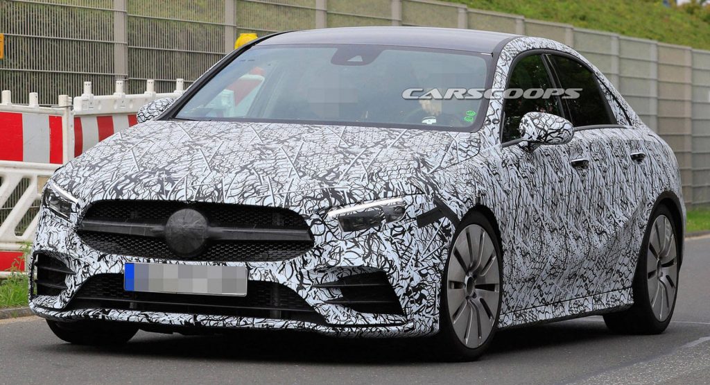  2019 Mercedes-AMG A35 Sedan Scooped With Over 300 HP