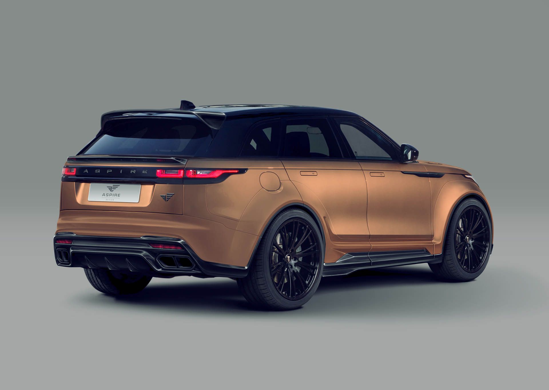 Aspire-Velar-2018-Rear-Brown copy Aspire Design Gives The Range Rover Velar A Wider Stance