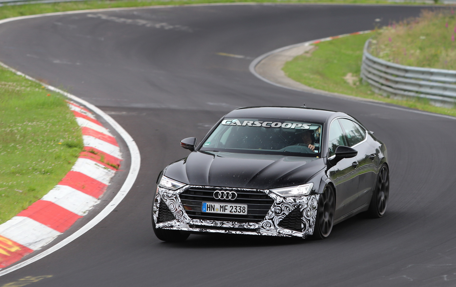2019-AudiRS7-39 2020 Audi RS7 With Production Bodywork Drops Covers, Attacks ‘Ring At Full Speed