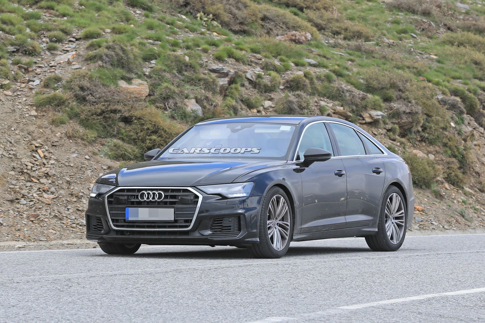 2019-audi-s6-spied-undiguised-16 All-New 2019 Audi S6 Throws Away (Most Of) Its Camo