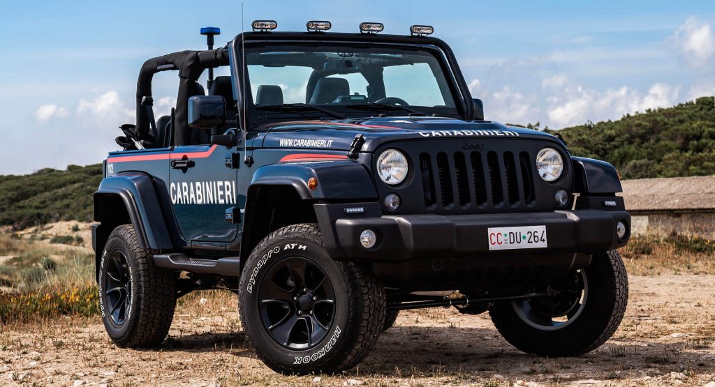 Italy’s Carabinieri Has A Cool New Jeep Wrangler JK For Patrolling Beaches This Summer