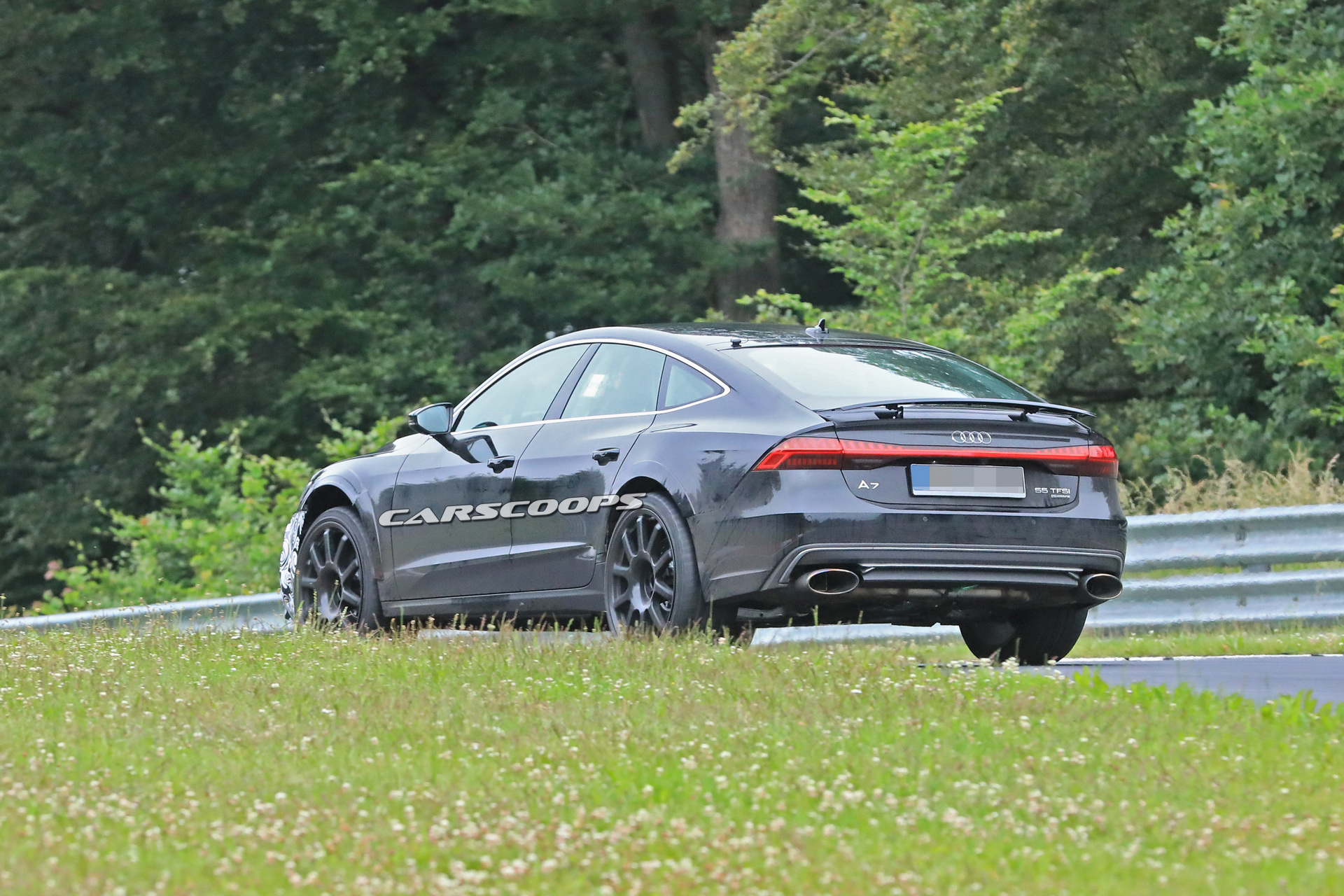2019-AudiRS7-27 2020 Audi RS7 With Production Bodywork Drops Covers, Attacks ‘Ring At Full Speed
