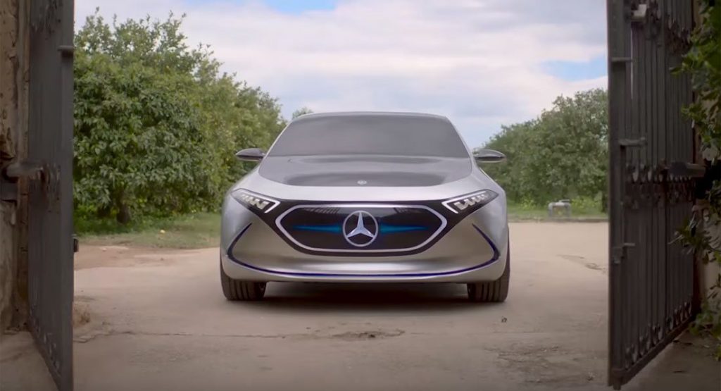  Mercedes-Benz All-Electric EQA Concept Takes A Tour Of Sicily